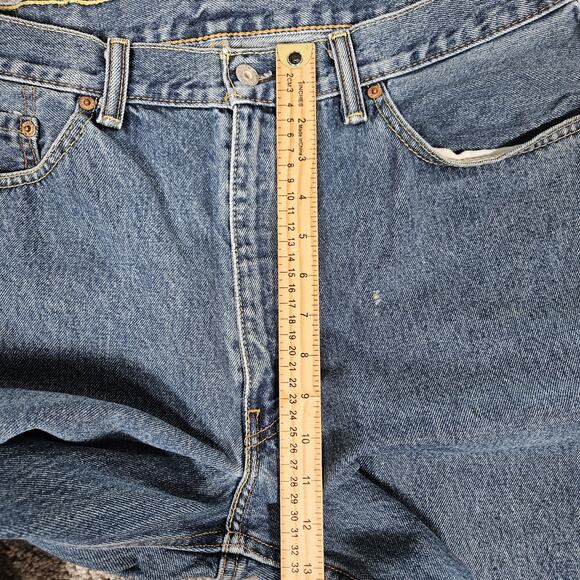 Levis 550 Jeans Mens 36x33 (Tag 38x34) Blue Relaxed Fit Denim Hipster Skater - Picture 9 of 13